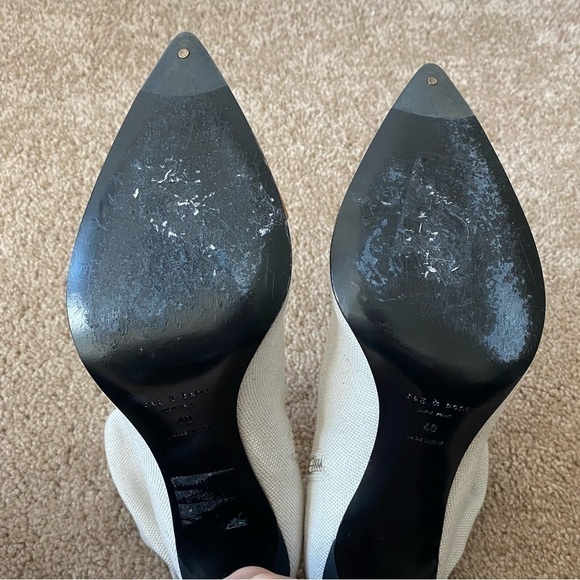 rag & bone | Women's Beha Stretch Booties Ecru Size EU 40 - Picture 12 of 13
